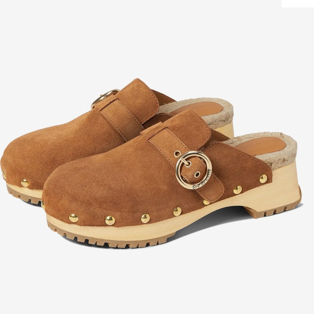See by Chloe Viviane Clogs in Tan - Size 37